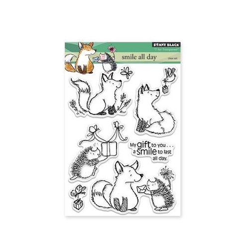 Penny Black - Clear Photopolymer Stamps - Smile All Day