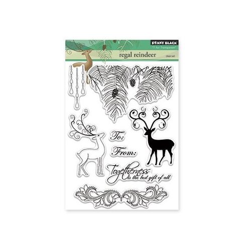 Penny Black - Christmas - Clear Photopolymer Stamps - Regal Reindeer