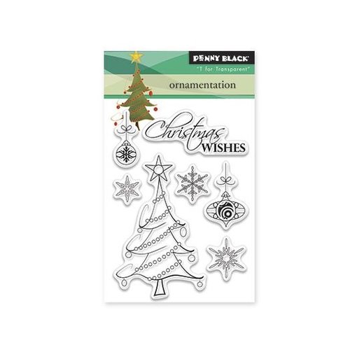 Penny Black - Christmas - Clear Acrylic Stamps - Ornamentation