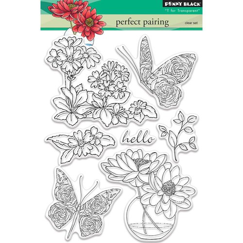 Penny Black - Clear Photopolymer Stamps - Perfect Pairing
