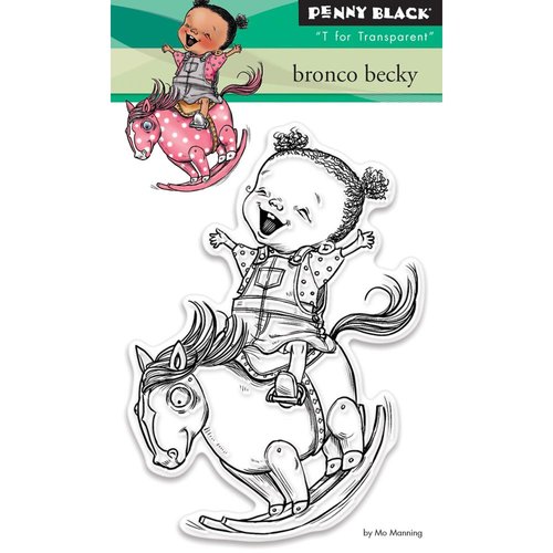 Penny Black - Clear Photopolymer Stamps - Bronco Becky