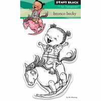 Penny Black - Clear Photopolymer Stamps - Bronco Becky