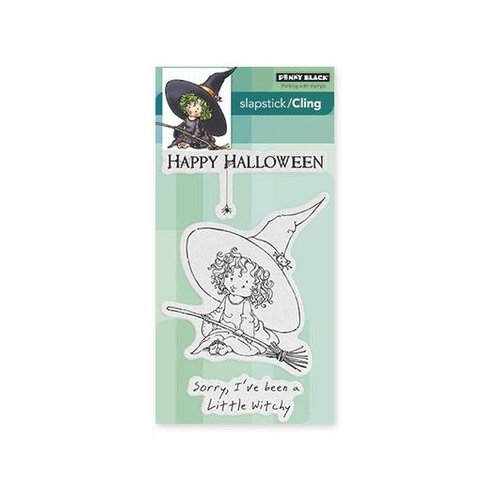 Penny Black - Halloween - Cling Mounted Rubber Stamps - Little Witchy