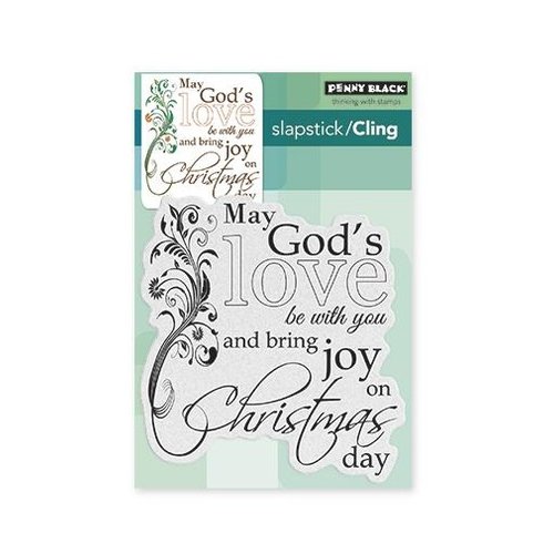 Penny Black - Christmas - Cling Mounted Rubber Stamps - Heavenly Love