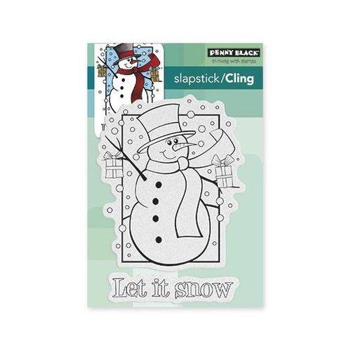 Penny Black - Christmas - Cling Mounted Rubber Stamps - Frosty's Wish