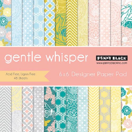 Penny Black - 6 x 6 Paper Pad - Gentle Whisper