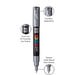 Posca - 1M Paint Marker - Extra Fine Bullet Tip - 0.7mm - Silver