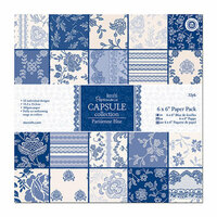 DoCrafts - Papermania - Parisienne Blue Collection - 6 x 6 Paper Pack
