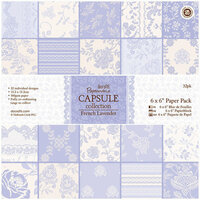 DoCrafts - Papermania - Capsule Collection - French Lavender - 6 x 6 Paper Pack