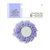 DoCrafts - Papermania - Capsule Collection - French Lavender - Pleated Fabric Trim