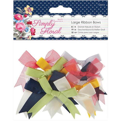 Docrafts - Papermania - Capsule Collection - Simply Floral - Ribbon Bows
