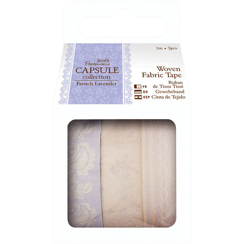 DoCrafts - Papermania - Capsule Collection - French Lavender - Fabric Tape