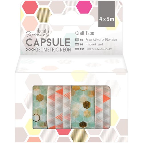 Docrafts - Papermania - Capsule Collection - Geometric Neon - Craft Tape