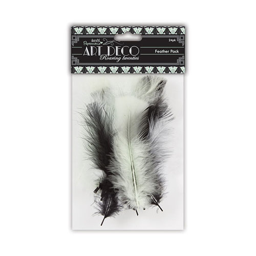 DoCrafts - Papermania - Art Deco Collection - Feather Pack