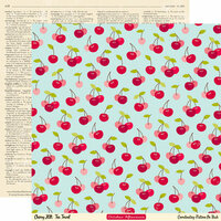 October Afternoon - Cherry Hill Collection - 12 x 12 Double Sided Paper - Tea Towel, BRAND NEW