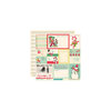 October Afternoon - Make it Merry Collection - Christmas - 12 x 12 Double Sided Paper - Make a List