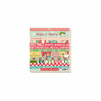 October Afternoon - Make it Merry Collection - Christmas - 8 x 8 Paper Pad