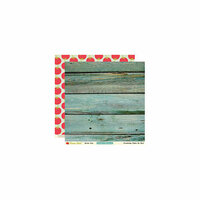 October Afternoon - Farm Girl Collection - 12 x 12 Double Sided Paper - Wooden Crate