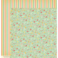 October Afternoon - Cakewalk Collection - 12 x 12 Double Sided Paper - Hula Hoop
