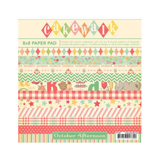 October Afternoon - Cakewalk Collection - 8 x 8 Paper Pack
