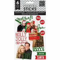 Me and My Big Ideas - MAMBI Sticks - Pocket Pages - Clear Stickers - Holly Jolly Christmas