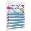 Crafter's Companion - Spectrum Noir - Aqua Markers - Primary - 12 Pack