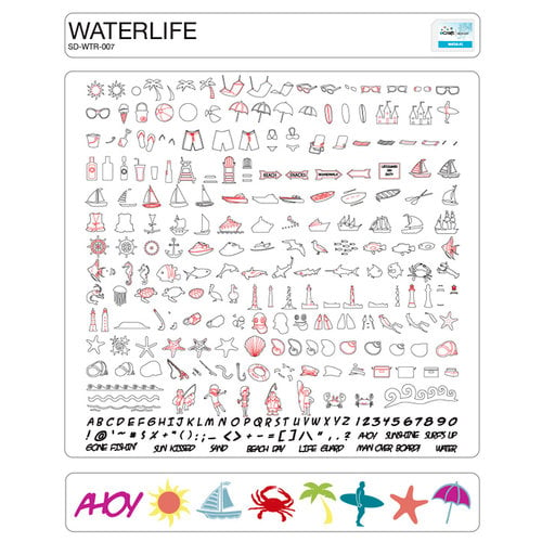 Craftwell - eCraft - 12 Inch Electronic Cutting System - Image Card - Waterlife