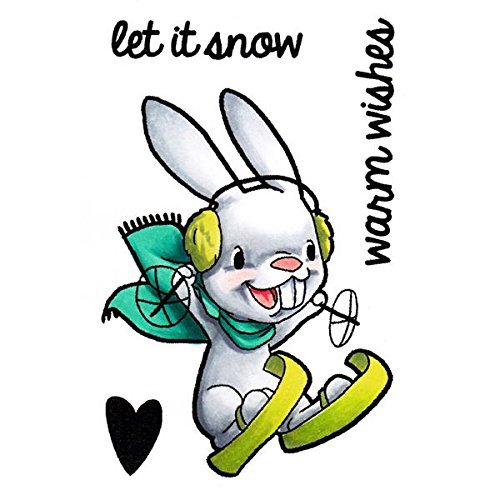 Some Odd Girl - Clear Acrylic Stamps - Christmas - Snow Bunny