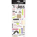 Me and My Big Ideas - MAMBI Sticks - Clear Stickers with Glitter Accents - I Heart Dance