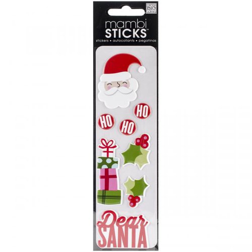 Me and My Big Ideas - MAMBI Sticks - Christmas - Puffy Stickers - Santa - Ho Ho Ho