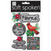 Me and My Big Ideas - Soft Spoken - Ellen Krans - 3 Dimensional Stickers with Glitter and Jewel Accents - Merry Christmas