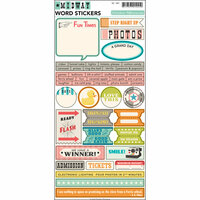 October Afternoon - Midway Collection - Cardstock Stickers - Words