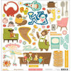 October AfternoonÂ - Saturday Mornings Collection - 12 x 12 Cardstock Stickers - Shapes