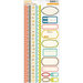 October Afternoon - Saturday Mornings Collection - Cardstock Stickers - Borders and Labels