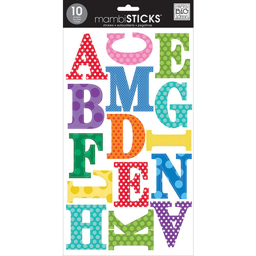 Me and My Big Ideas - MAMBI Sticks - Large Alphabet Stickers - Century - Uppercase