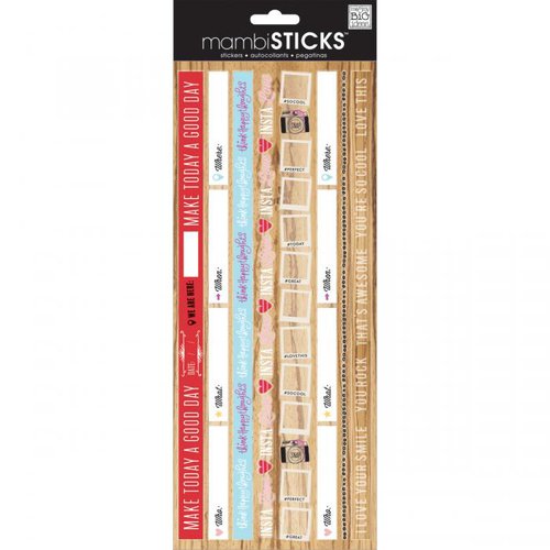 Me and My Big Ideas - MAMBI Sticks - Clear Stickers - Make Today A Good Day Borders
