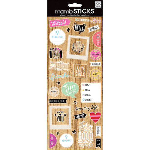 Me and My Big Ideas - MAMBI Sticks - Clear Stickers - Insta Love Sayings
