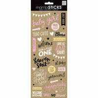 Me and My Big Ideas - MAMBI Sticks - Clear Stickers - Sweet Baby Girl Sayings