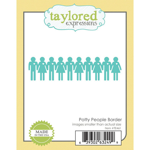 Taylored Expressions - Die - Potty People Border