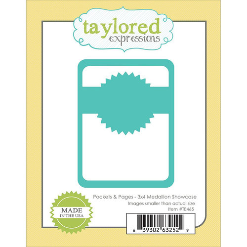 Taylored Expressions - Die - Pockets and Pages 3 x 4 Medallion Showcase