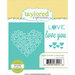 Taylored Expressions - Die - Hearts A Flutter Cutting Plate