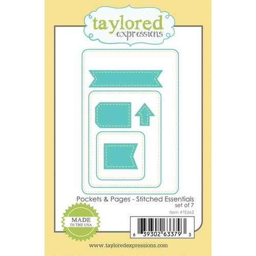 Taylored Expressions - Pockets and Pages Dies - Stitched Essentials