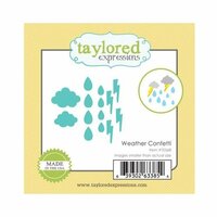 Taylored Expressions - Little Bits Dies - Weather Confetti