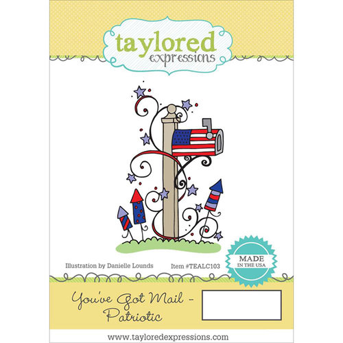 Taylored Expressions - Cling Stamp - You've Got Mail - Patriotic