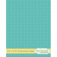 Taylored Expressions - Embossing Folder - Burlap