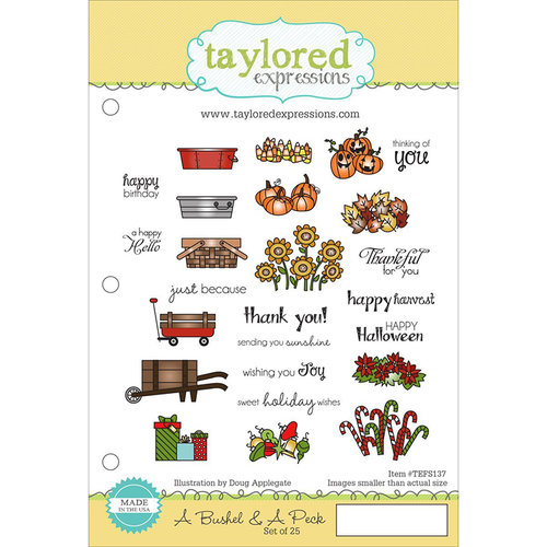 Taylored Expressions - Cling Stamp - A Bushel and A Peck