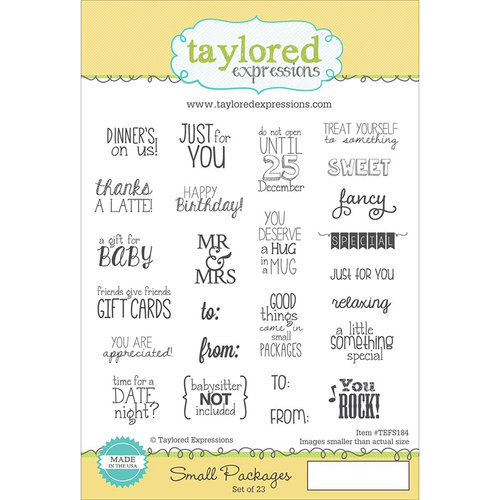 Taylored Expressions - Cling Stamp - Small Packages