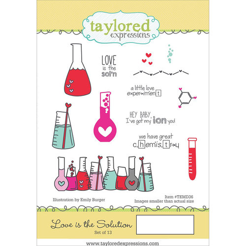 Taylored Expressions - Cling Stamp - Love Is The Solution