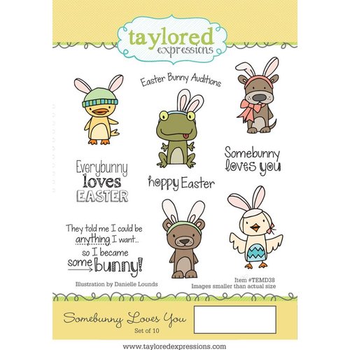 Taylored Expressions - Cling Stamp - Somebunny Loves You
