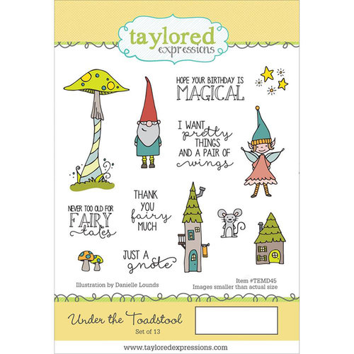 Taylored Expressions - Cling Stamp - Under The Toadstool